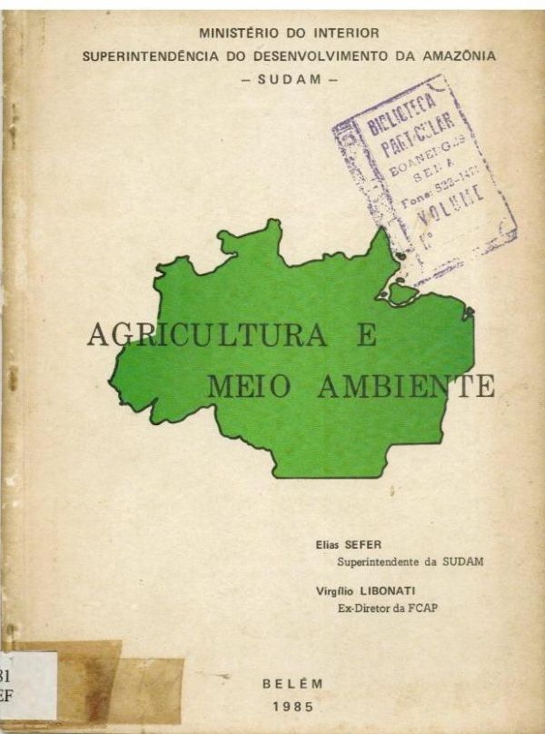 Agricultura e Meio Ambiente